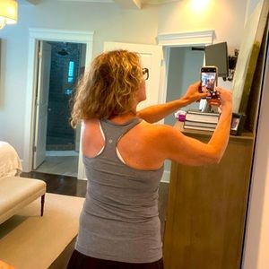 Lululemon Cool Racerback Tank Top, Gray, Sz 8